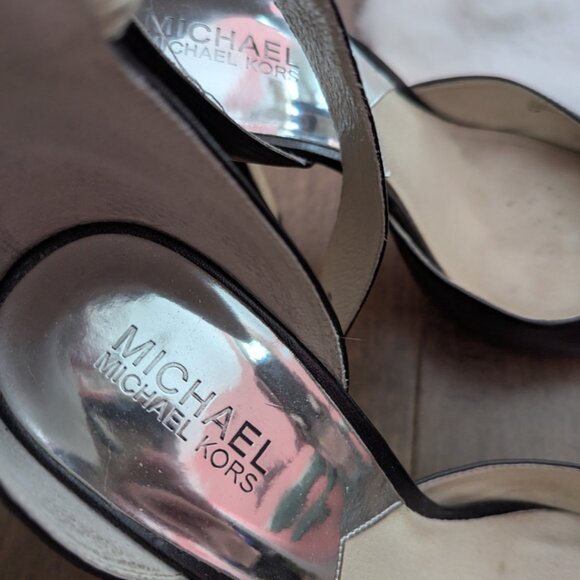 Michael Kors Black Leather Heels - Picture 13 of 16